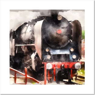 Steam Locomotive Posters and Art